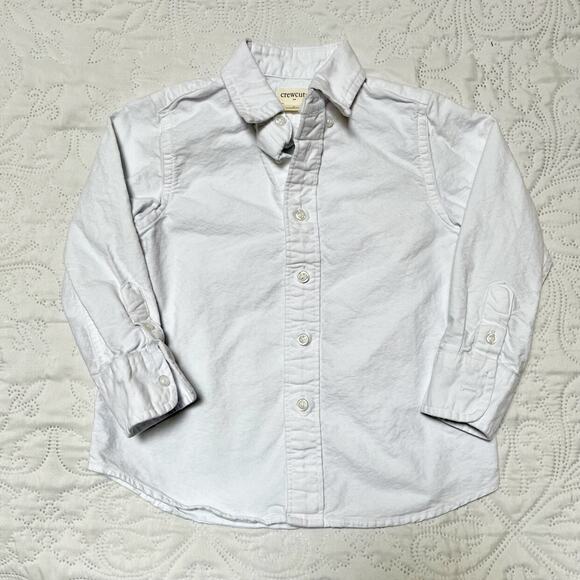 Crewcuts Oxford Button Up Shirt Size 2 - Picture 2 of 4